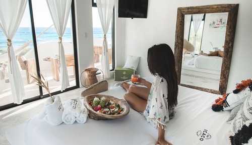 Suite Premium, 1 cama de matrimonio grande, vistas a la playa