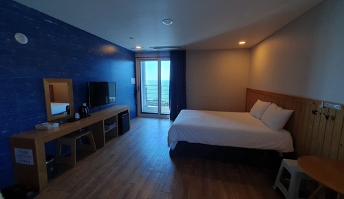 Habitación Deluxe doble, 1 cama de matrimonio, vistas al mar