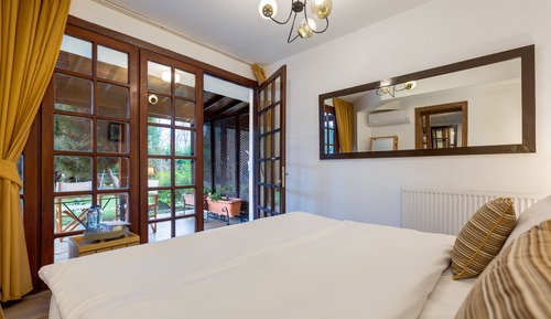 Habitación básica doble, 1 habitación, vistas al jardín