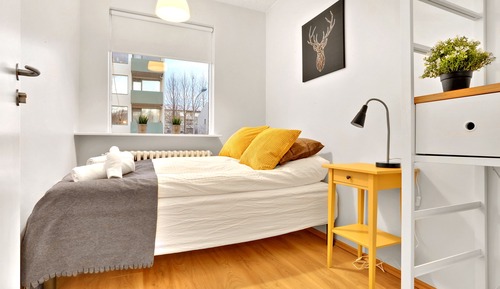 Habitación económica doble, baño compartido