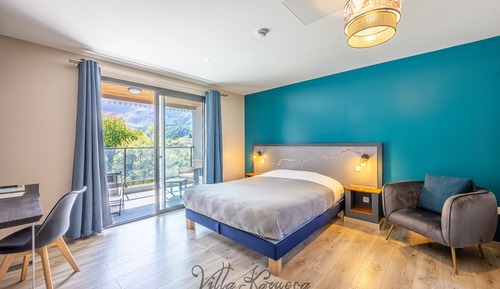 Habitación doble, baño privado (Vue montagne)