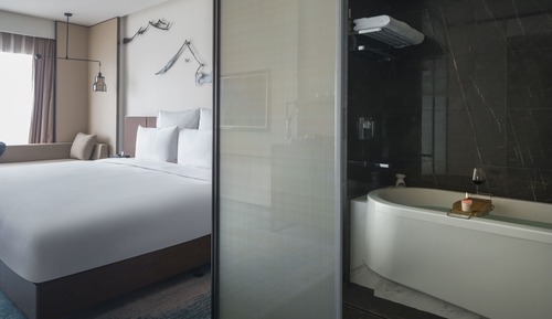 Habitación Deluxe, 1 cama de matrimonio grande, Acceso al salón del club (Executive)