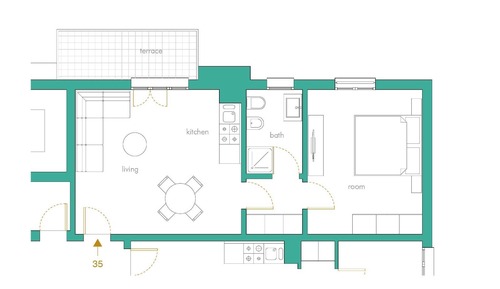 Suite Confort, 1 habitación