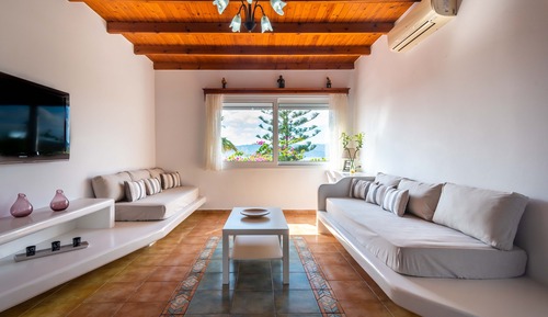 Suite básica, varias habitaciones, cocina, mirando al mar