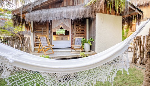 Bungalow Confort, en la zona del jardín