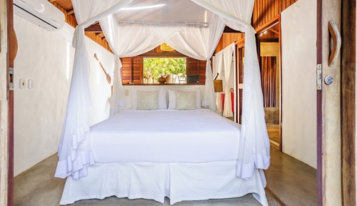 Bungalow estándar, 1 cama de matrimonio, en la zona del jardín