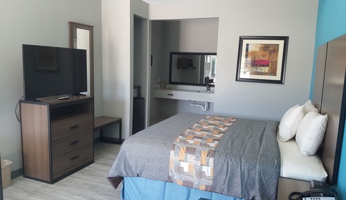 Habitación estándar, 1 cama de matrimonio grande, fumadores, frigorífico y microondas