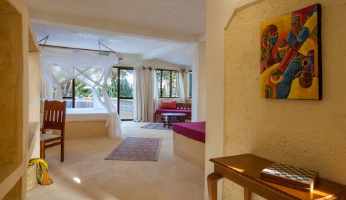 Habitación cuádruple sénior, 1 habitación, vistas al mar