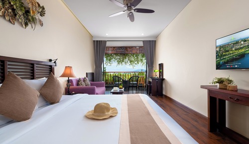 Habitación Deluxe doble, balcón, vistas al río