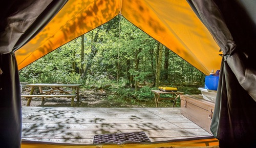 Tienda estándar, 1 cama de matrimonio
