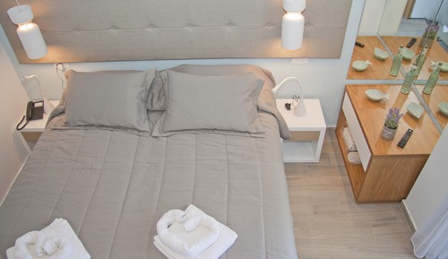 Suite estudio Deluxe, 2 camas dobles, frente al mar