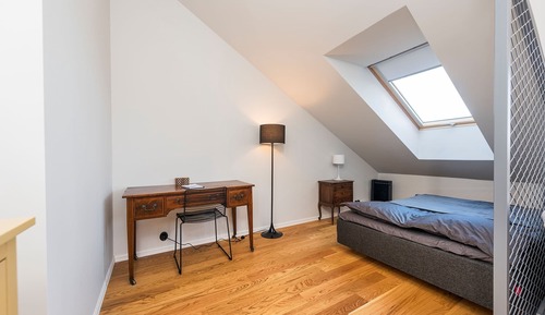 Estudio Confort, 1 cama doble con sofá cama, cocina básica, vistas parciales al mar