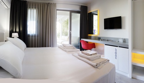 Habitación doble, en la zona del jardín