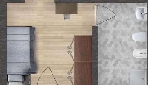 Habitación con 2 camas individuales