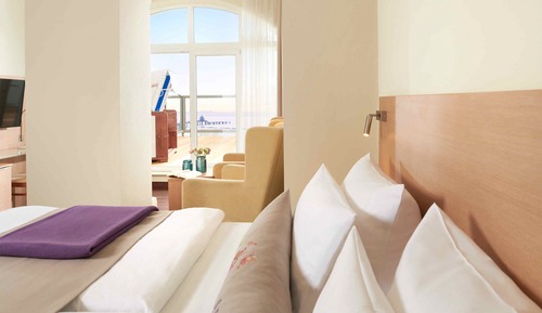 Comfort-Doppelzimmer, Meerblick, Balkon