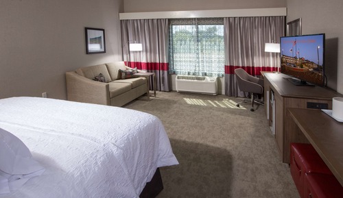 Habitación, 1 cama de matrimonio grande con sofá cama, no fumadores, frigorífico y microondas