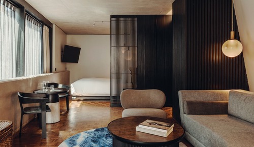Suite de lujo, 1 cama de matrimonio grande, balcón, vistas a la ciudad (Utage Suite)