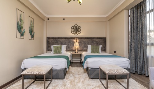 Habitación familiar con 1 cama doble o 2 individuales