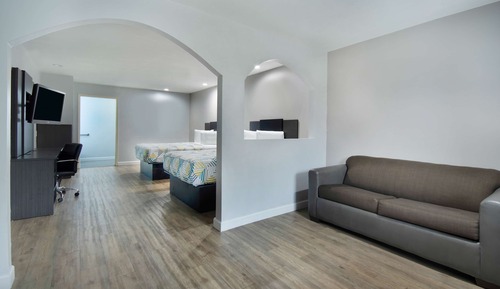 Habitación Deluxe, 2 camas de matrimonio, no fumadores, frigorífico y microondas