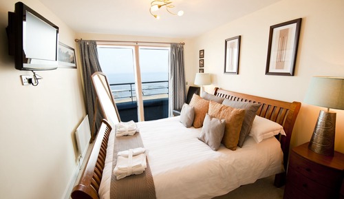 Ático, 2 habitaciones, vistas al mar