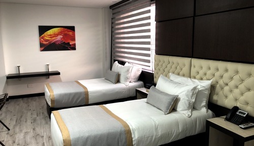 Habitación con 2 camas individuales