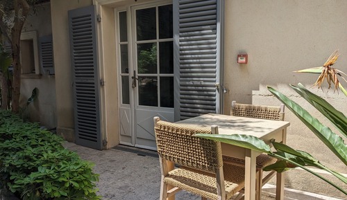 Habitación Deluxe con 1 cama doble o 2 individuales, baño privado (Côté piscine)