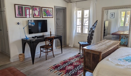 Habitación cuádruple panorámica, vistas al mar (Résidence principale)