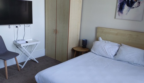 Habitación estándar doble, 1 cama doble, accesible para personas con discapacidad, cocina básica