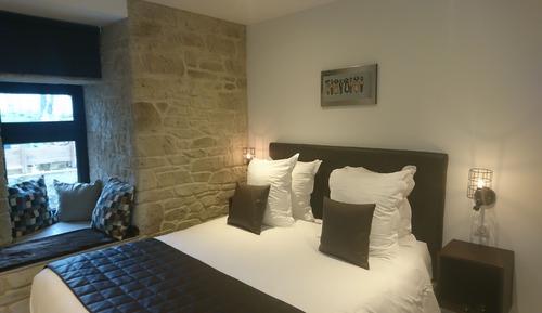 Estudio exclusivo, 1 cama doble con sofá cama, accesible para personas con discapacidad, cocina