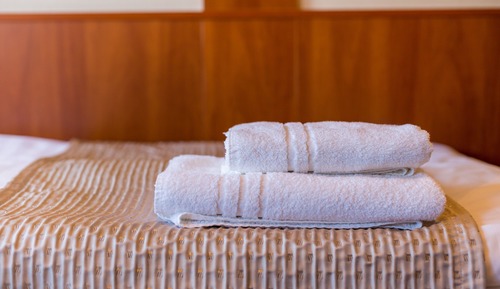 Cabaña estándar, 1 cama de matrimonio