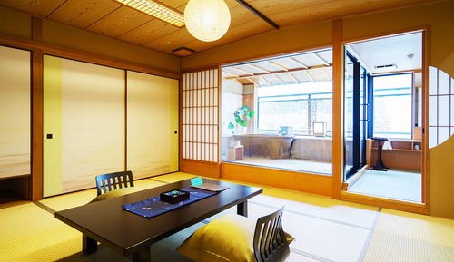 Habitación tradicional (with Private Open Air Bath)