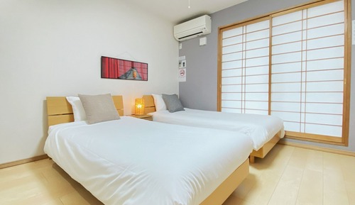 Habitación superior con 2 camas individuales, varias camas, no fumadores, baño privado