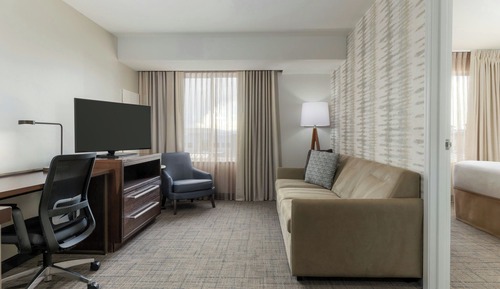 Suite, 1 cama doble, no fumadores (Hearing Accessible)