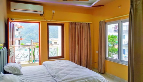Habitación Deluxe doble, balcón, vistas a la montaña