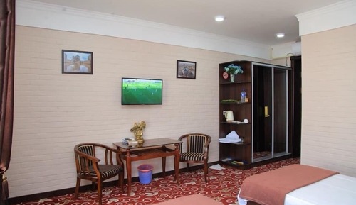 Habitación con 2 camas individuales, vistas al parque