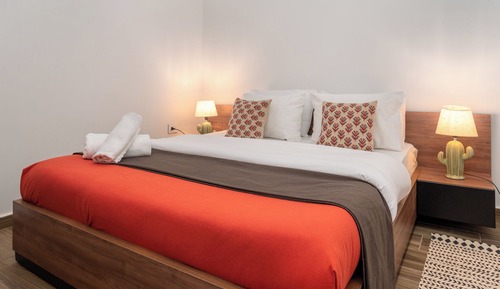 Apartamento, 1 cama doble, cocina básica, vistas a la montaña