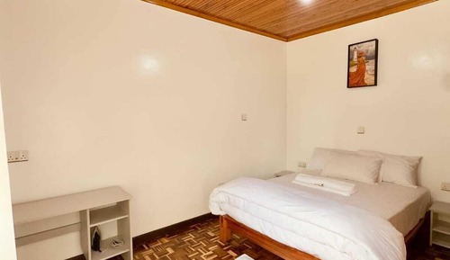 Apartamento familiar, vistas al jardín