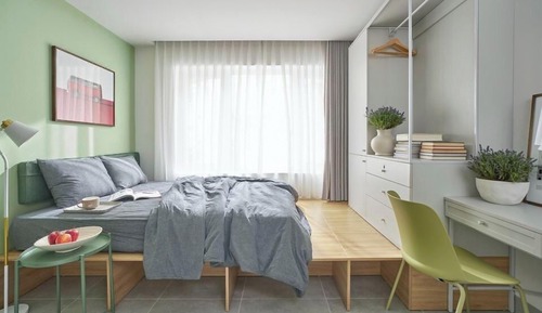 Habitación doble, vistas al patio