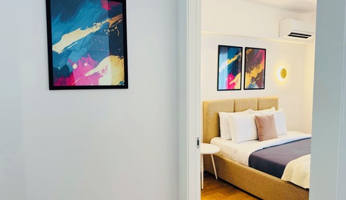 Superior Apartment, 1 Queen Bed with Sofa bed, Courtyard View