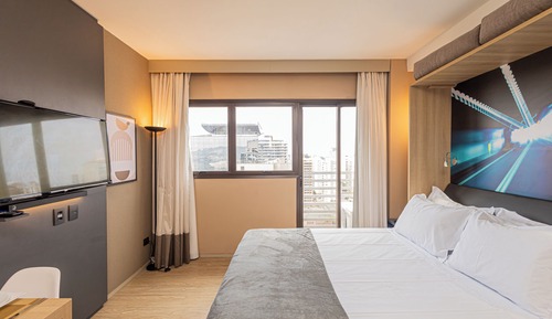 Estudio estándar, vistas a la ciudad