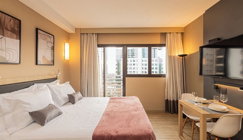 Estudio estándar, vistas a la ciudad