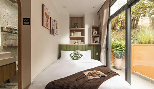 Estudio estándar, 1 cama doble, no fumadores, vistas a la ciudad