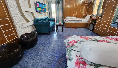 Habitación Deluxe doble, balcón, vistas a la piscina