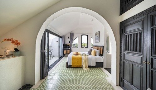 Habitación doble superior, balcón, vistas al jardín