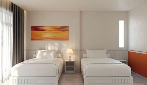 Superior Triple Room, Pool View