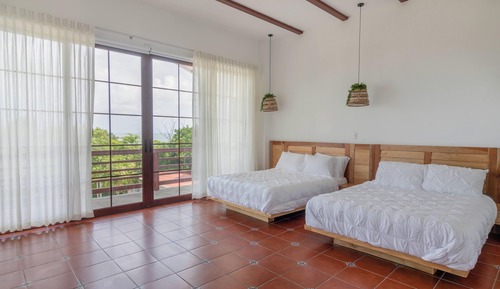 Habitación familiar doble, vistas al mar
