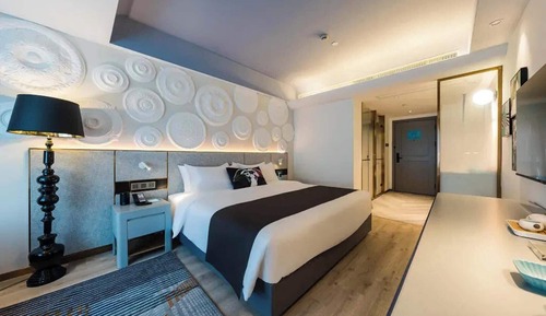 Habitación familiar doble, vistas a la ciudad