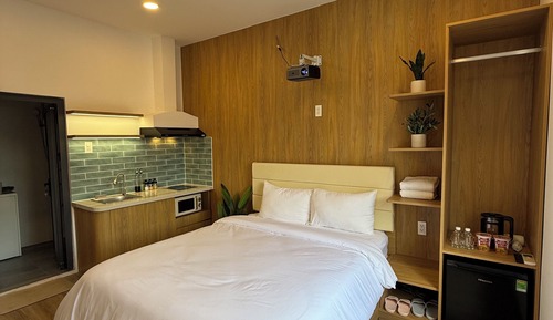 Suite estudio Deluxe, 1 cama de matrimonio grande, planta ejecutiva