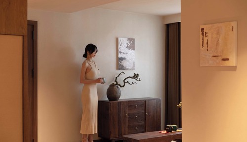 Habitación familiar con 2 camas individuales, vistas al patio