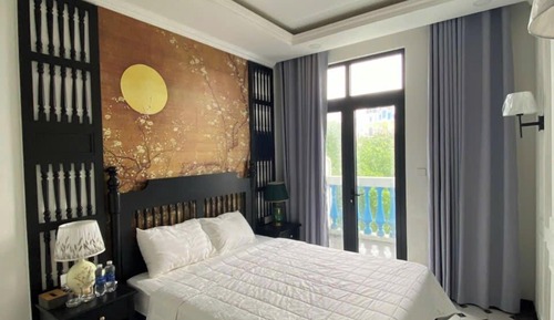 Habitación económica doble, balcón, vistas al jardín